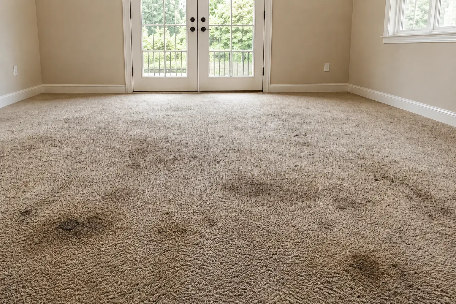 Before carpet cleaning