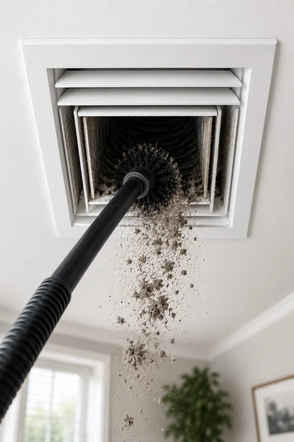 Deep air vent cleaning service