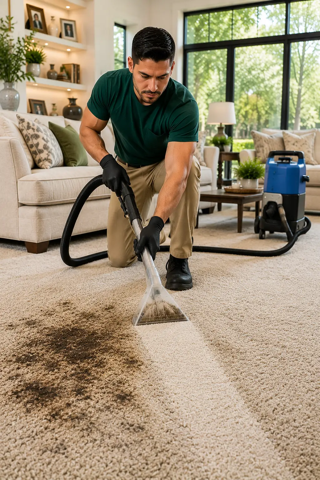 Deep stain removal service