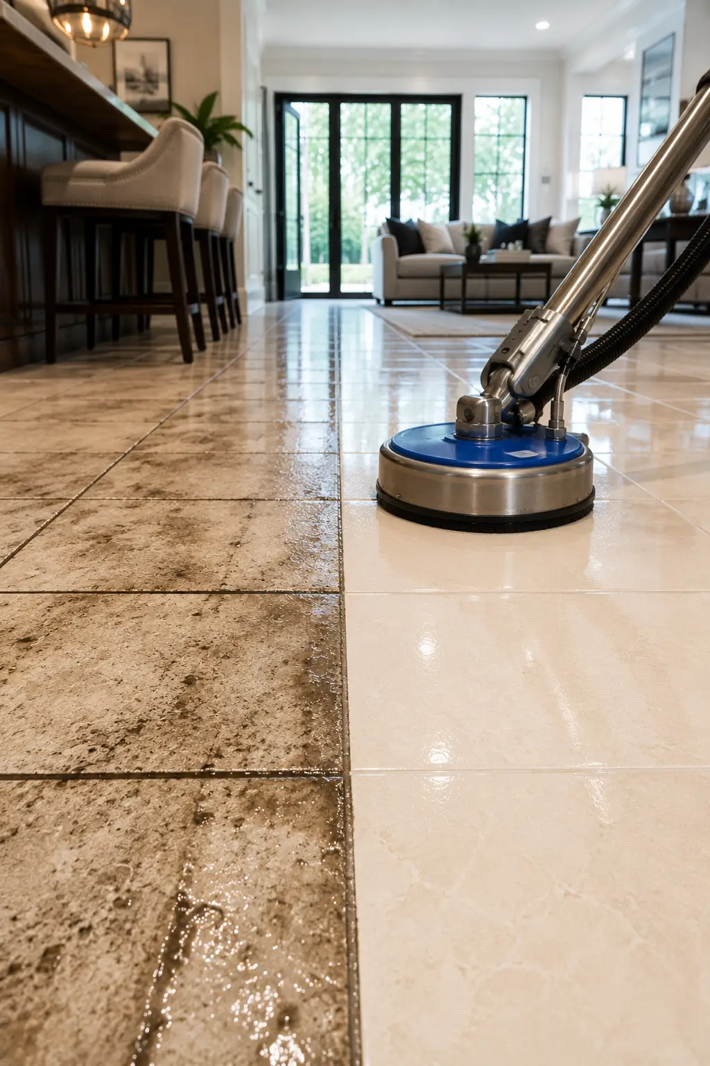 Tile and grout deep cleaning service